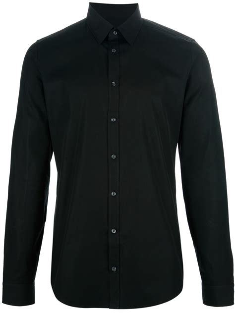 black gucci button up shirt|Gucci casual button down shirts.